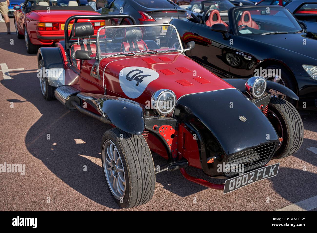 Robin Hood, replica della Lotus Seven, auto sportiva inglese senza tetto Foto Stock