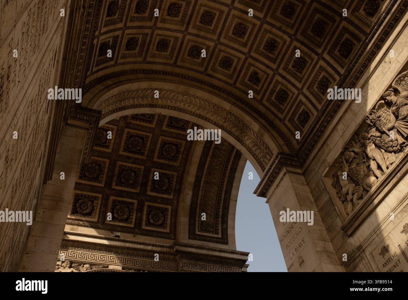 Arco di Trionfo, Parigi Foto Stock