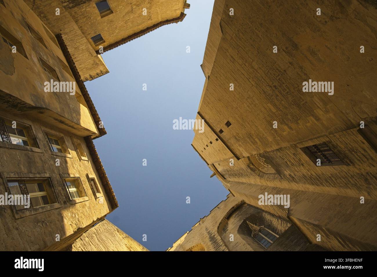 Nella vecchia città di Avignone in Francia Foto Stock