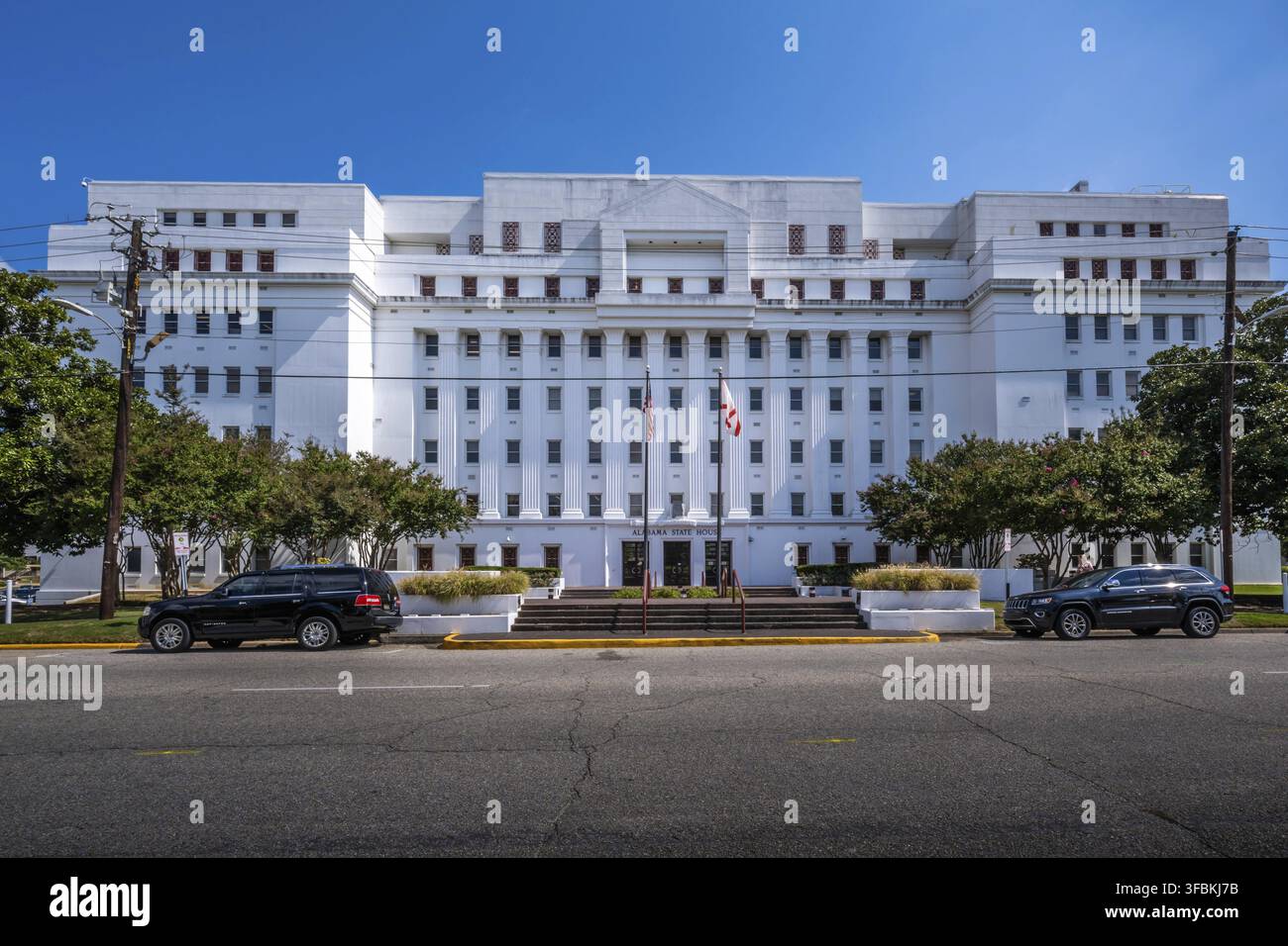 Il centro dell'amministrazione a Montgomery, Alabama Foto Stock