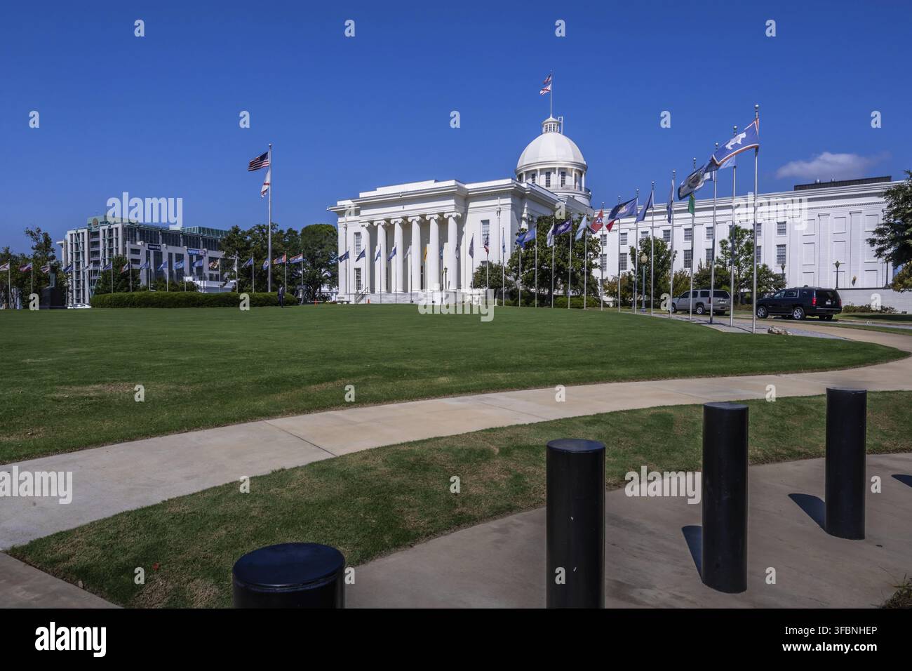 Il centro dell'amministrazione a Montgomery, Alabama Foto Stock
