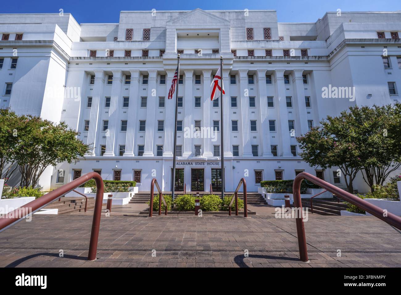 Il centro dell'amministrazione a Montgomery, Alabama Foto Stock