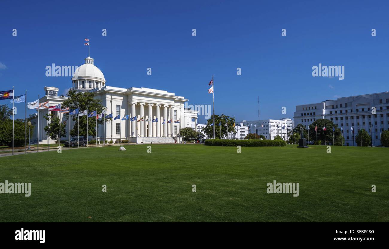 Il centro dell'amministrazione a Montgomery, Alabama Foto Stock