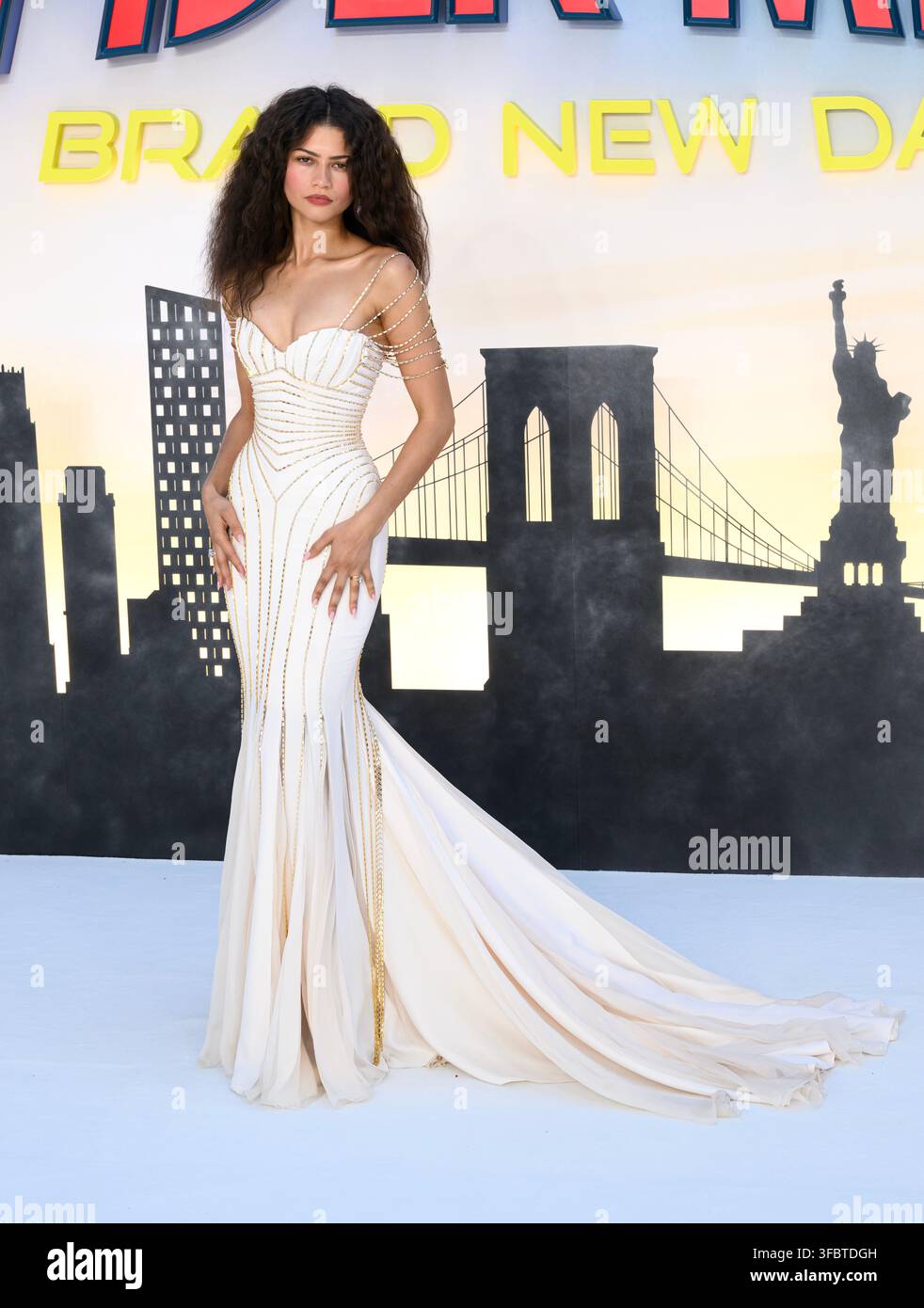 Londra, Regno Unito. 29 luglio 2026. Zendaya alla prima britannica di Spider-Man Brand New Day, Leicester Square. Credit: Doug Peters/EMPICS/Alamy Live News Foto Stock