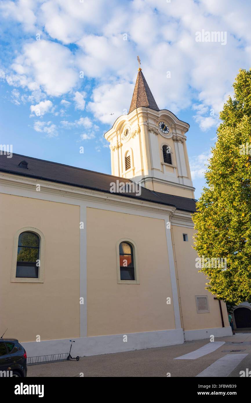 chiesa Podersdorf am See Podersdorf am See lago di Neusiedl lago di Neusiedl Burgenland Austria Foto Stock