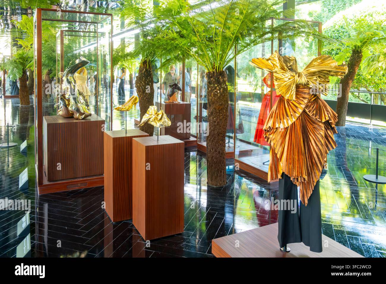Francia, Parigi, Museo Rodin, installazione per la sfilata di moda Dior Autunno/Inverno 2026/2032 Haute Couture Foto Stock