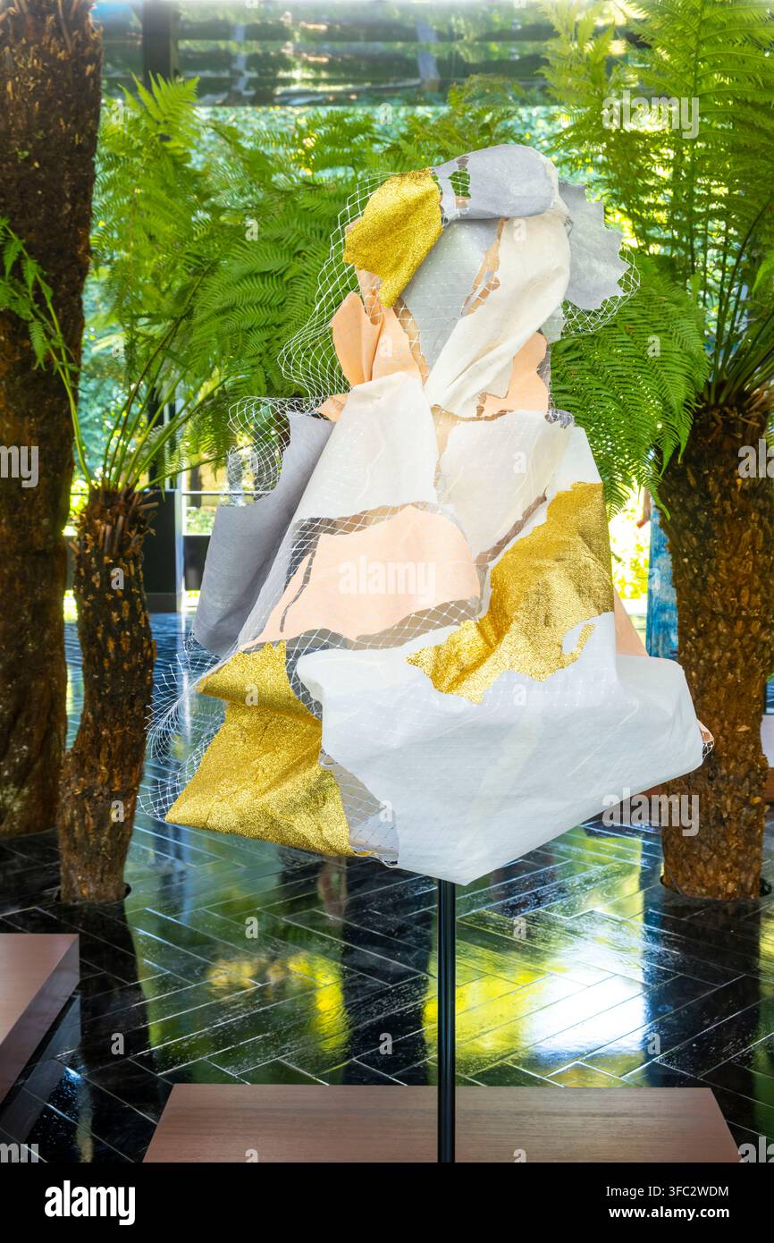 Francia, Parigi, Museo Rodin, installazione per la sfilata di moda Dior Autunno/Inverno 2026/2033 Haute Couture Foto Stock