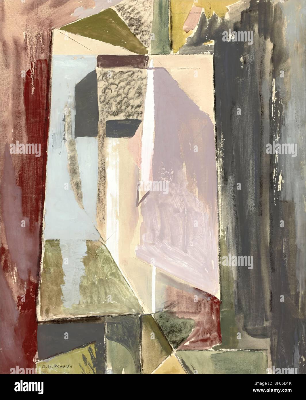 Alfred Henry Maurer – Ritratto astratto, c. 1924 - 1930 Foto Stock