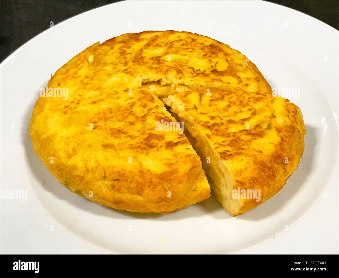 Frittata spagnola di servire. Spagna. Foto Stock