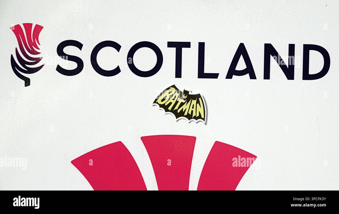 Glasgow, Scozia, Regno Unito. 27 agosto 2026. Nuova location per il film Batman rivelata mentre Batman continua le riprese nel centro città con la . Credit Gerard Ferry/Alamy Live News Foto Stock