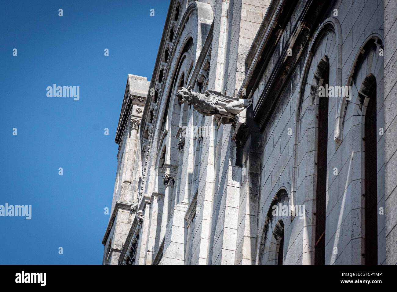 Sacre Cour, Parigi, Francia. Credit: Andrea Pinna Foto Stock
