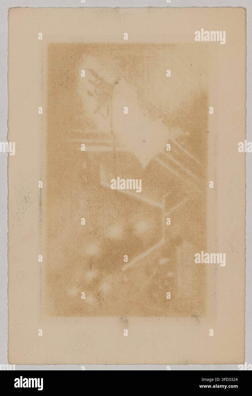 Un'incisione del 1934 che rappresenta il cubismo, un movimento artistico dell'inizio del XX secolo caratterizzato da forme geometriche e forme frammentate. Foto Stock