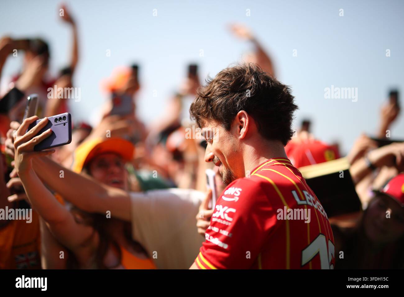 16 Charles Leclerc, (MON) Scuderia Ferrari durante il GP d'Austria, Spielberg 27-30 giugno 2024, Formula 1 World Championship 2024. Foto Stock