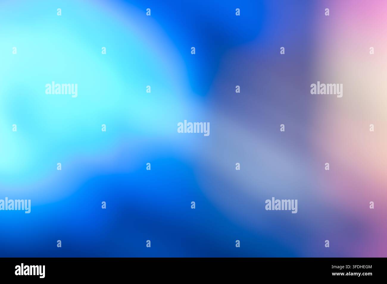 Sfondo astratto con gradiente sfocato blu e ciano Sfondo con gradiente astratto blu turchese rosa con spazio per il testo sfocato morbido Foto Stock