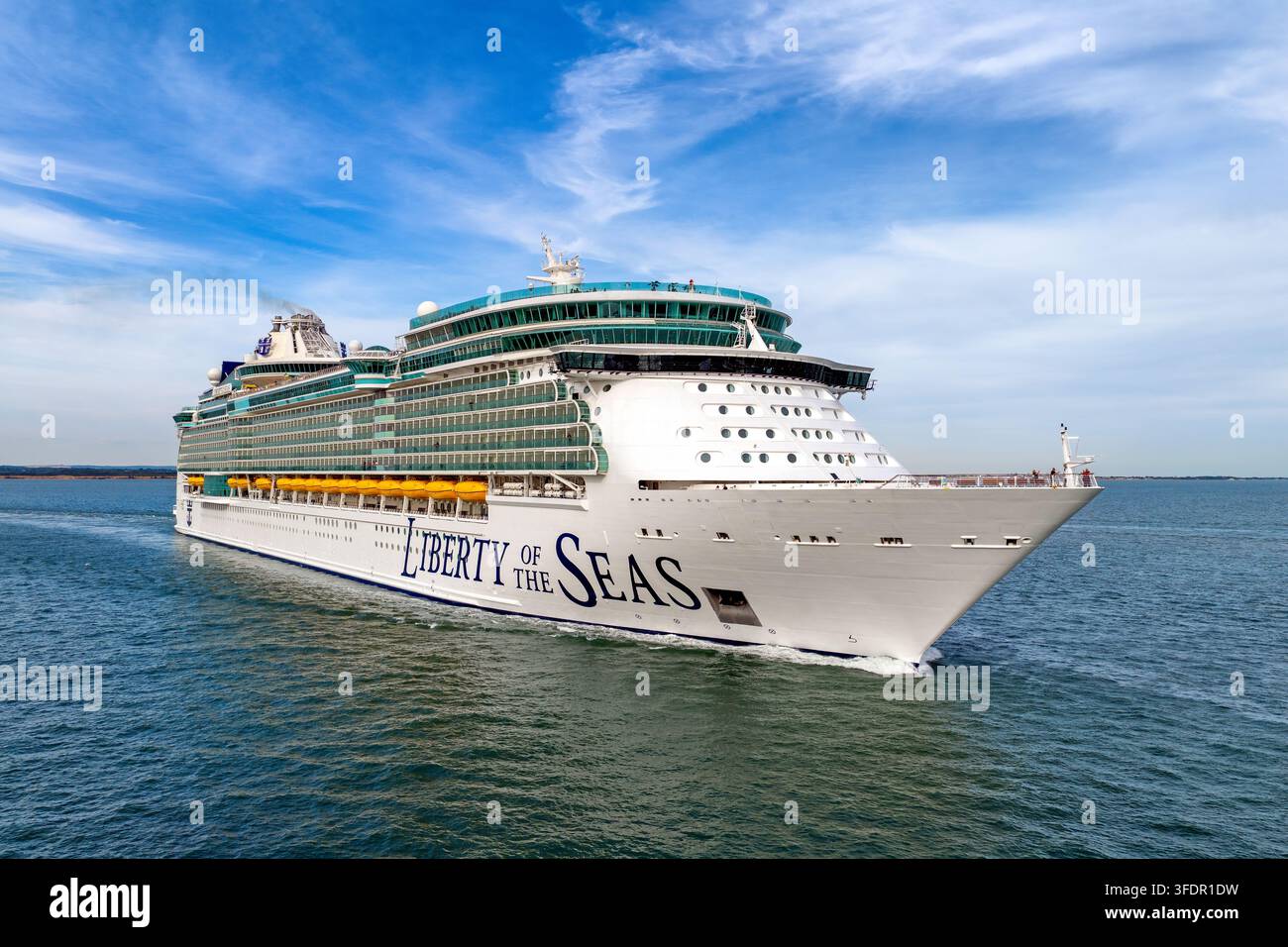 Liberty of the Seas, una nave da crociera di classe Freedom gestita da Royal Caribbean International. Foto Stock