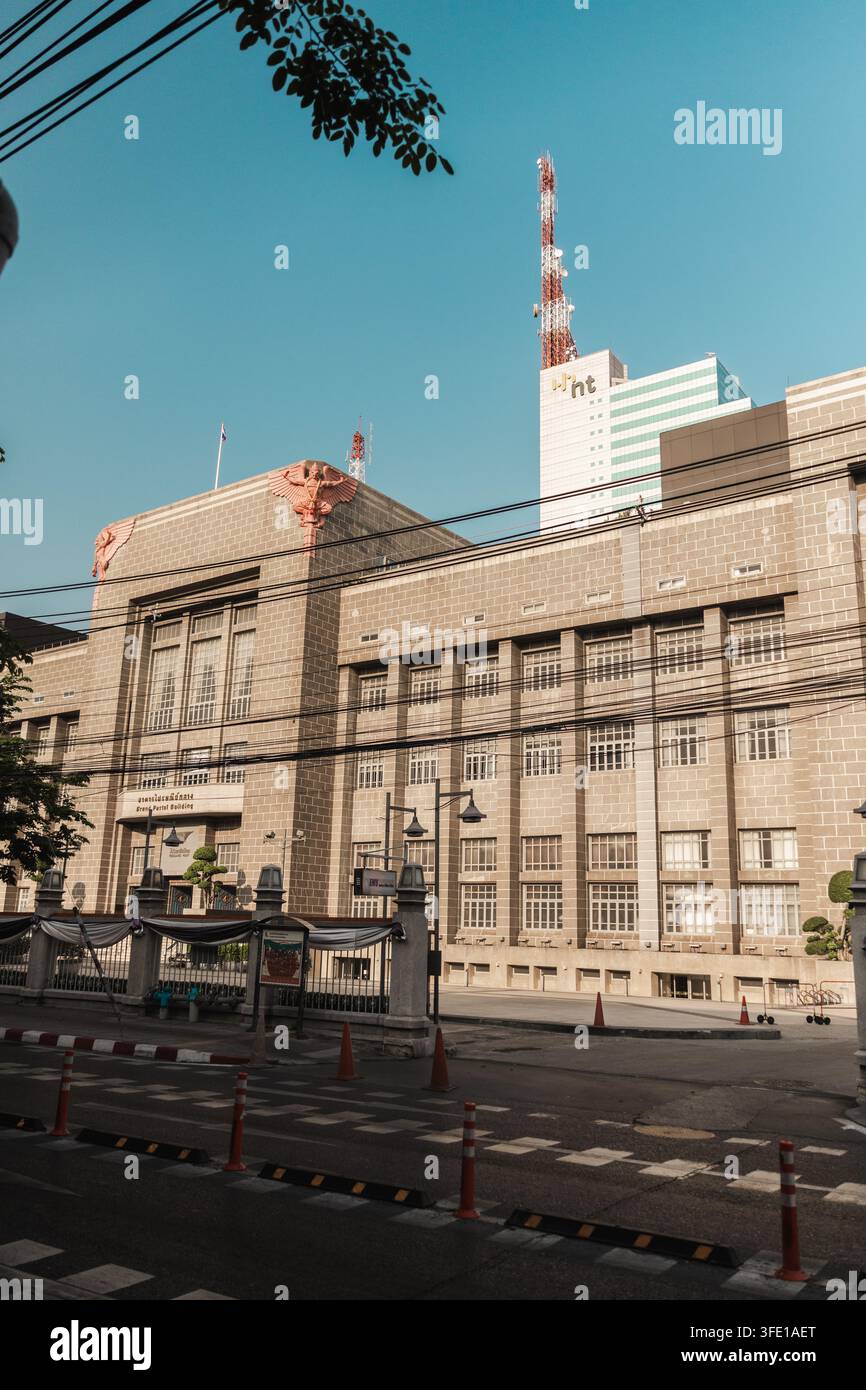 Grande edificio postale (General Post Office), Bangkok Foto Stock