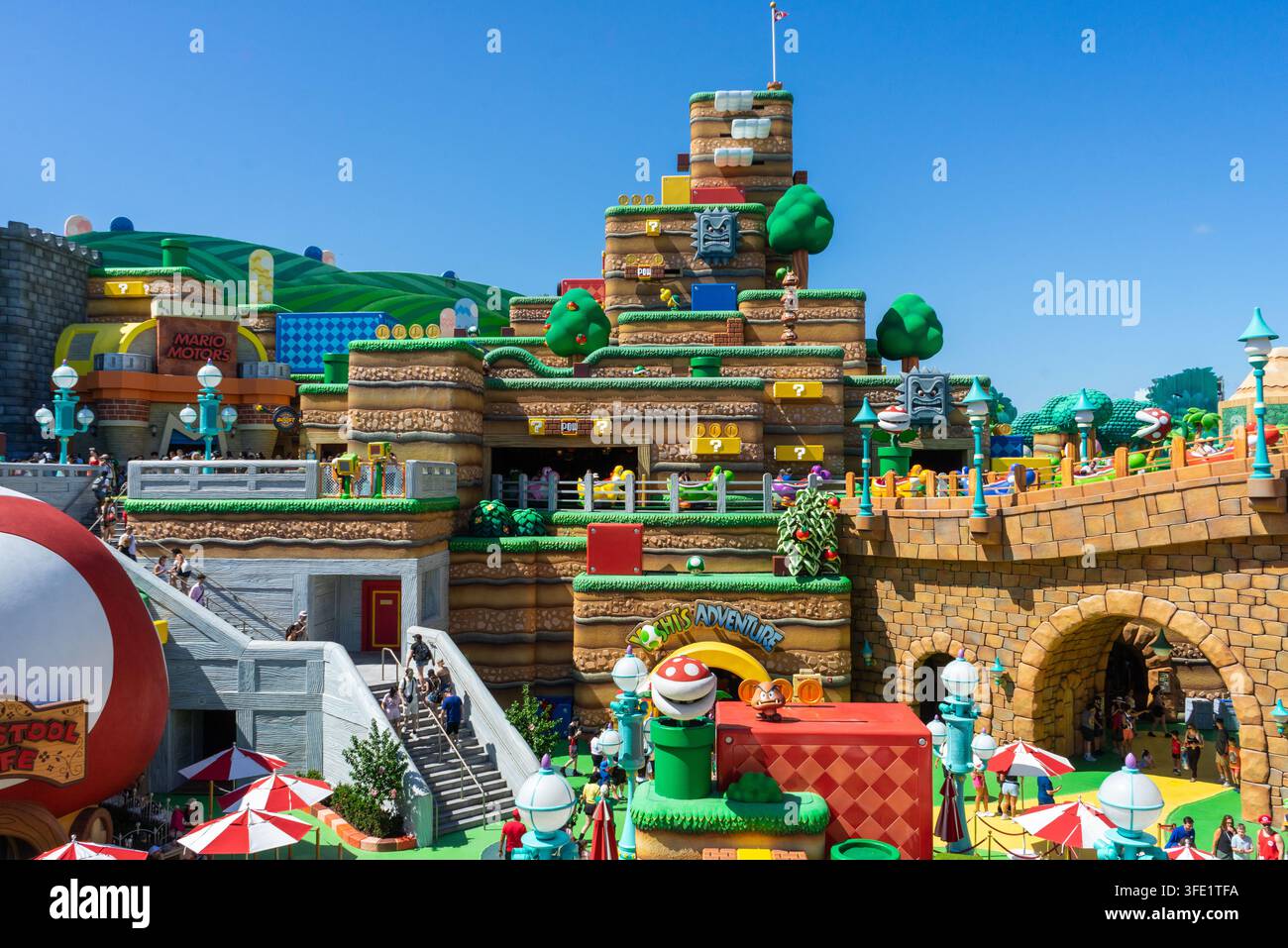 Super Mario Land all'Epic Universe Orlando Foto Stock