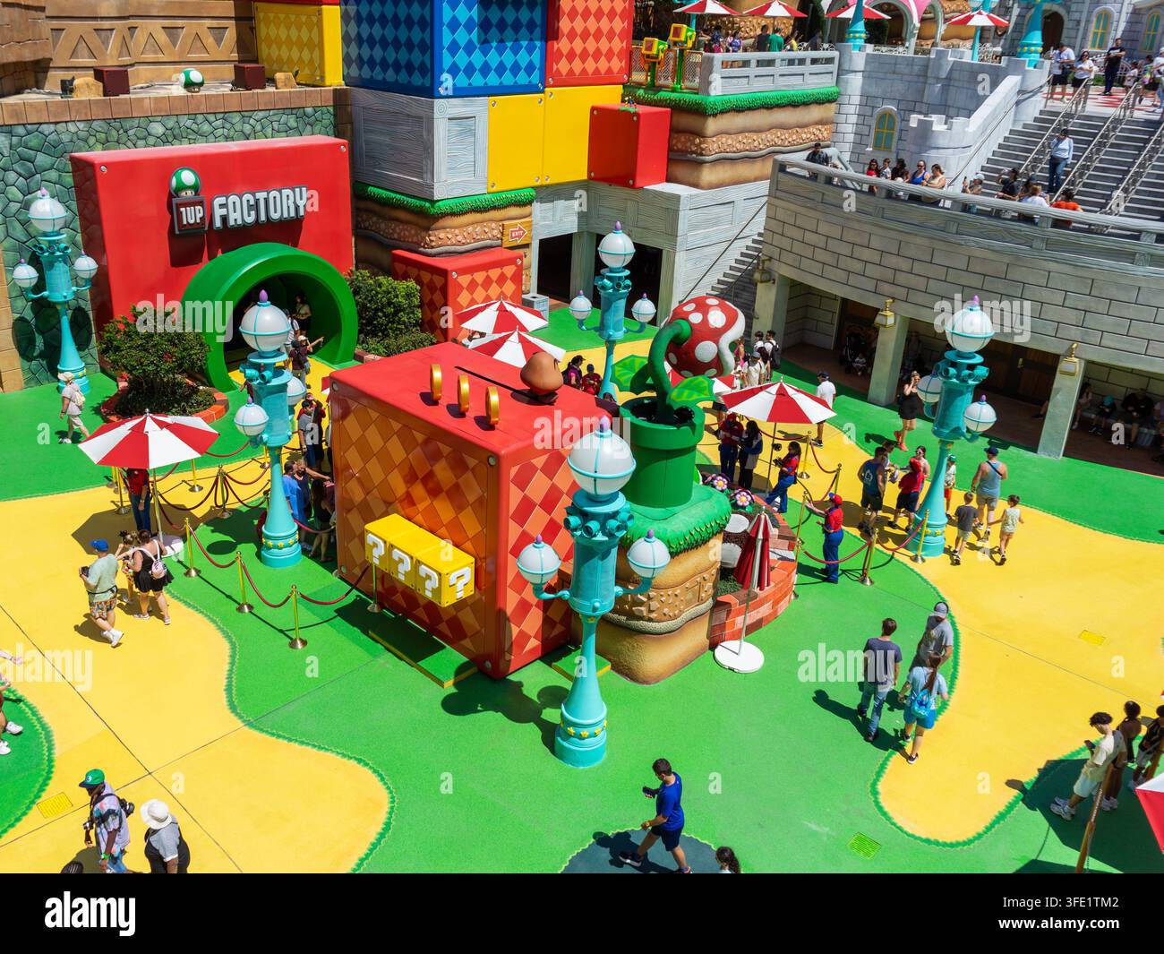Super Mario Land all'Epic Universe Orlando Foto Stock