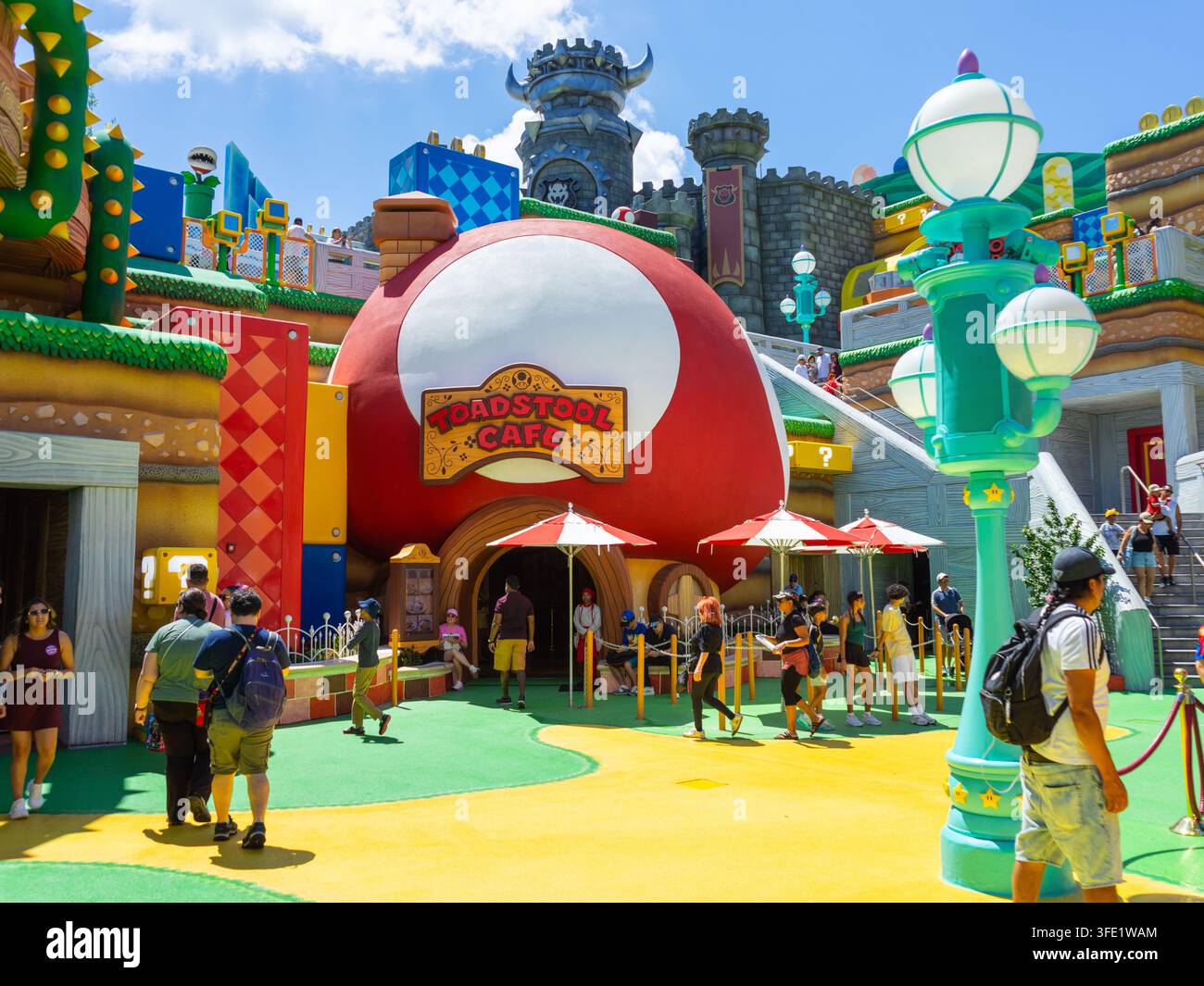 Super Mario Land all'Epic Universe Orlando Foto Stock