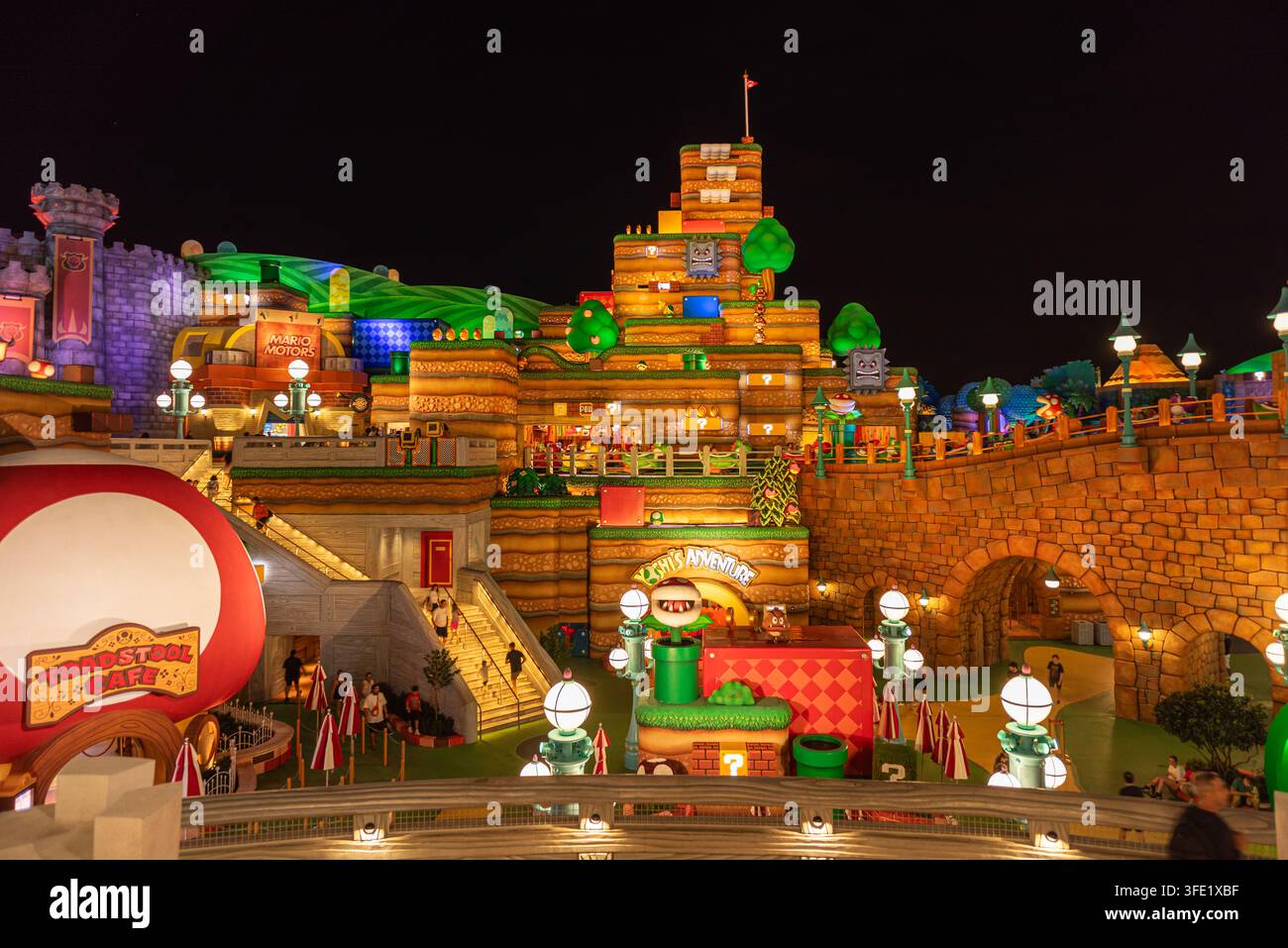 Super Mario Land all'Epic Universe Orlando Foto Stock