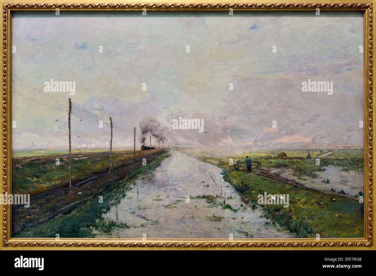 Viene da Lontano, ca. 1887, Paul Joseph Constantin Gabriël (Amsterdam 1828 - Scheveningen 1903), museo Kröller-Müller, Parco Nazionale De Hoge Veluwe, Foto Stock