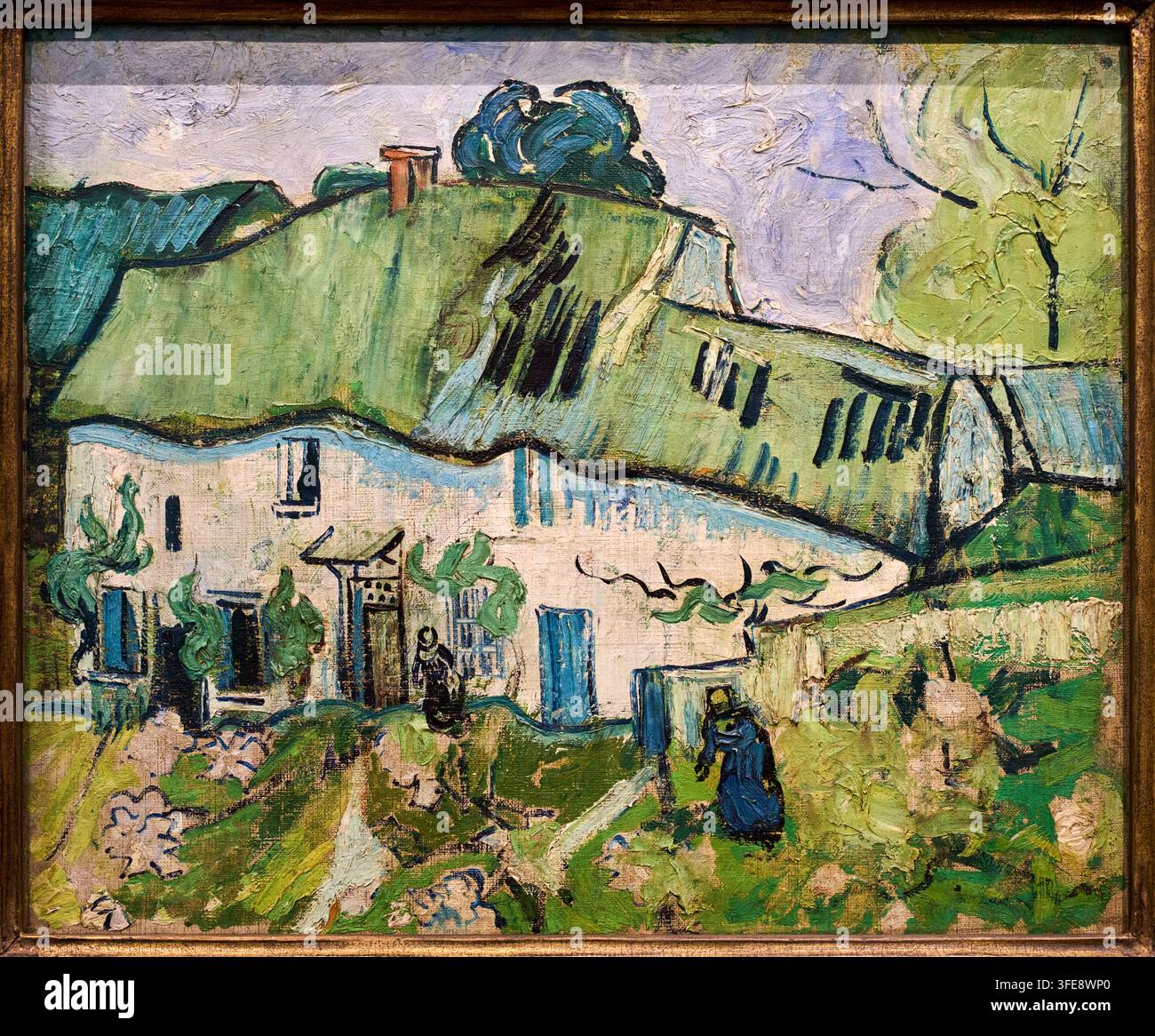 Cascina, 1890, Vincent van Gogh (Zundert 1853 - Auvers-sur-Oise 1890), Museo Van Gogh, Amsterdam, Paesi Bassi Foto Stock
