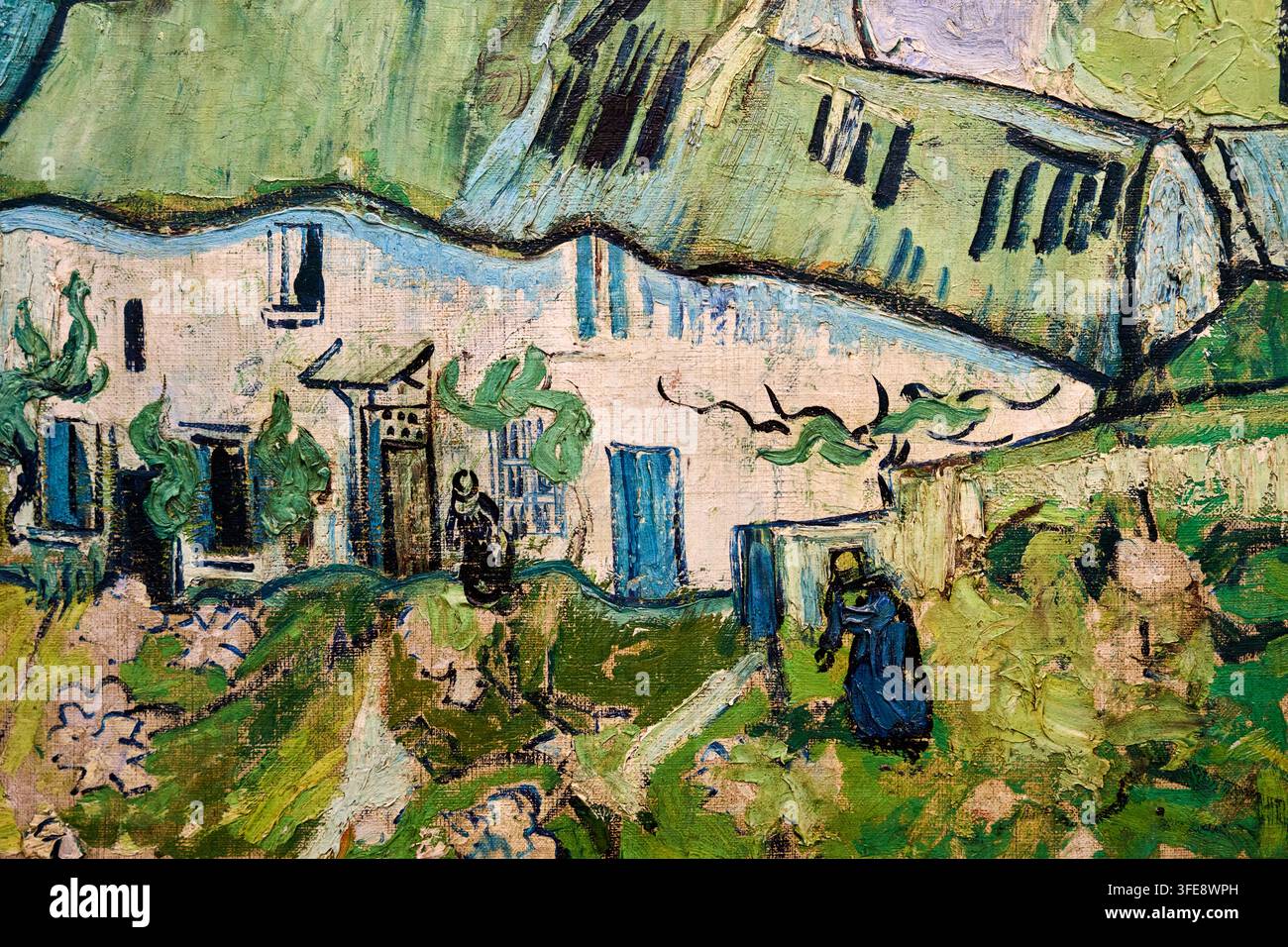 Cascina, 1890, Vincent van Gogh (Zundert 1853 - Auvers-sur-Oise 1890), Museo Van Gogh, Amsterdam, Paesi Bassi Foto Stock