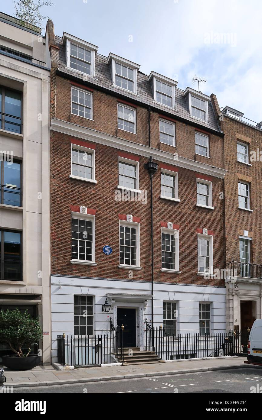 3 Savile Row, Londra. Sede del quartier generale di Apple Corp dei Beatles dal 1968 al 1972 e del famoso concerto sul tetto del 30 gennaio 1969. Apertura come museo dei Beatles nel 2027 Foto Stock