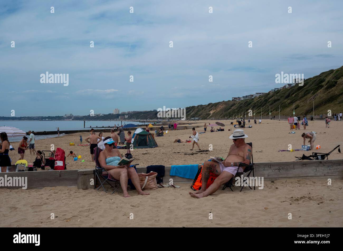 Southbourne (soprannominato SoBo) sobborgo di Bournemouth, a 15 minuti lungo la costa sud del Dorset, Inghilterra, Regno Unito Foto Stock