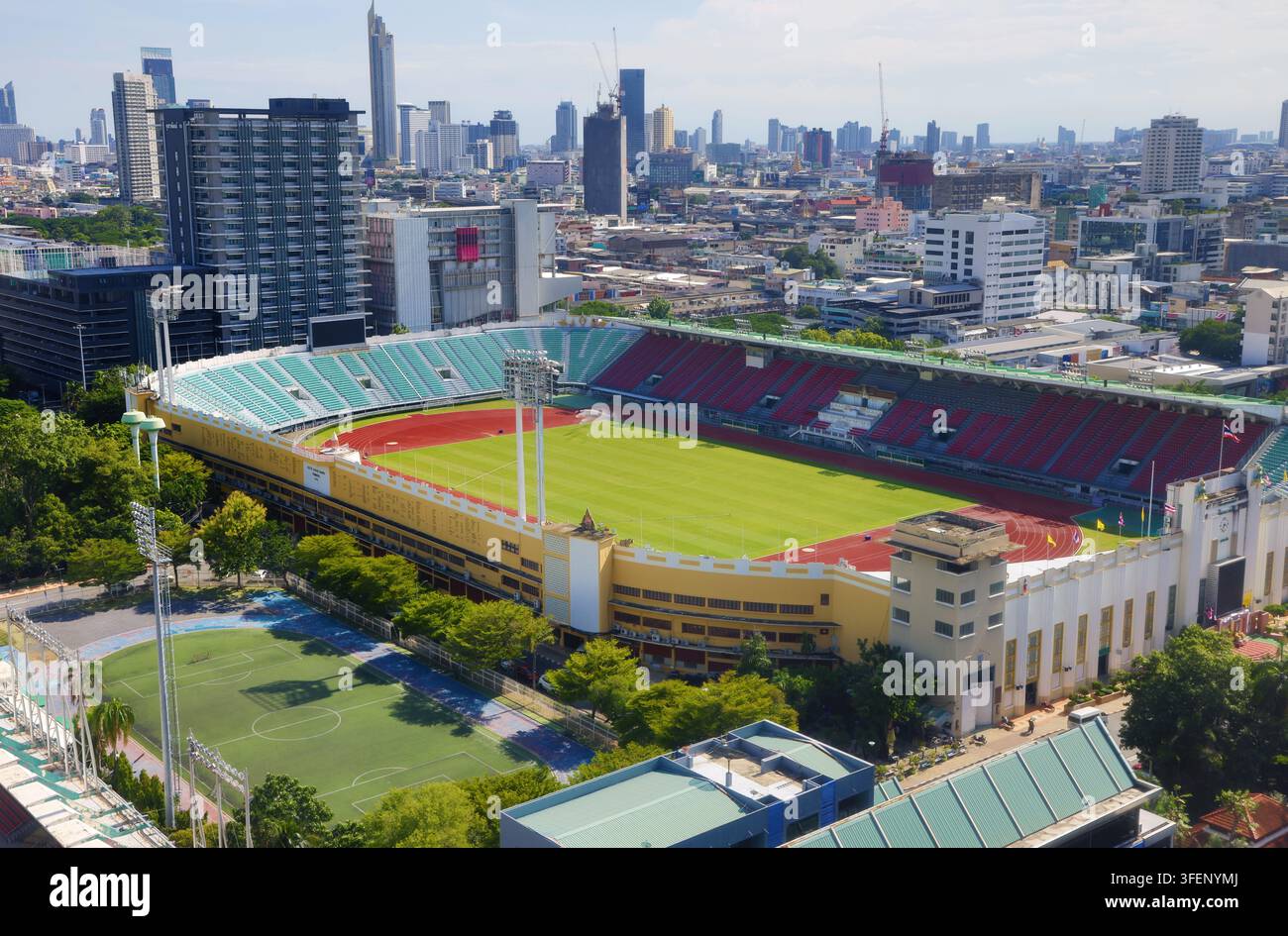 Stadio nazionale Suphachalasai a Pathum Wan, Bangkok, Thailandia Foto Stock
