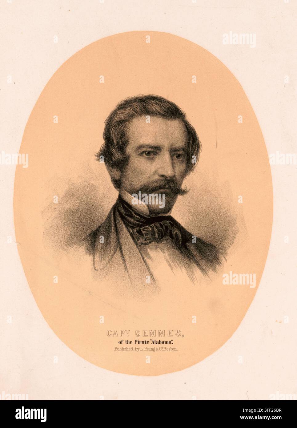 Raphael Semmes * 27 settembre 1809 a Charles County, Maryland † 30 agosto 1877 a Mobile, Alabama era un marinaio, giurista, capitano, ammiraglio e generale Foto Stock