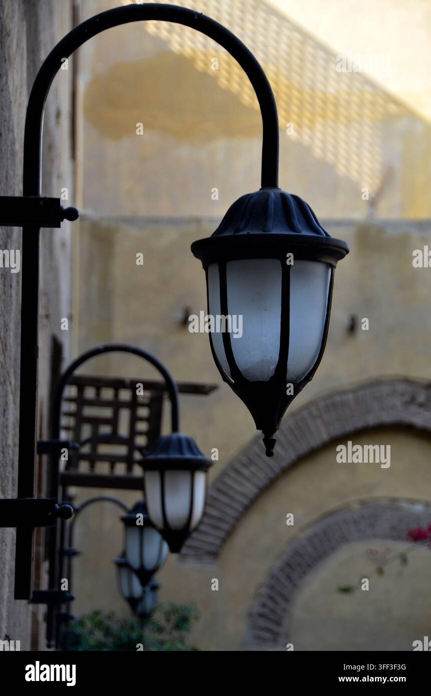 Foto di alcune vecchie lampade Foto Stock