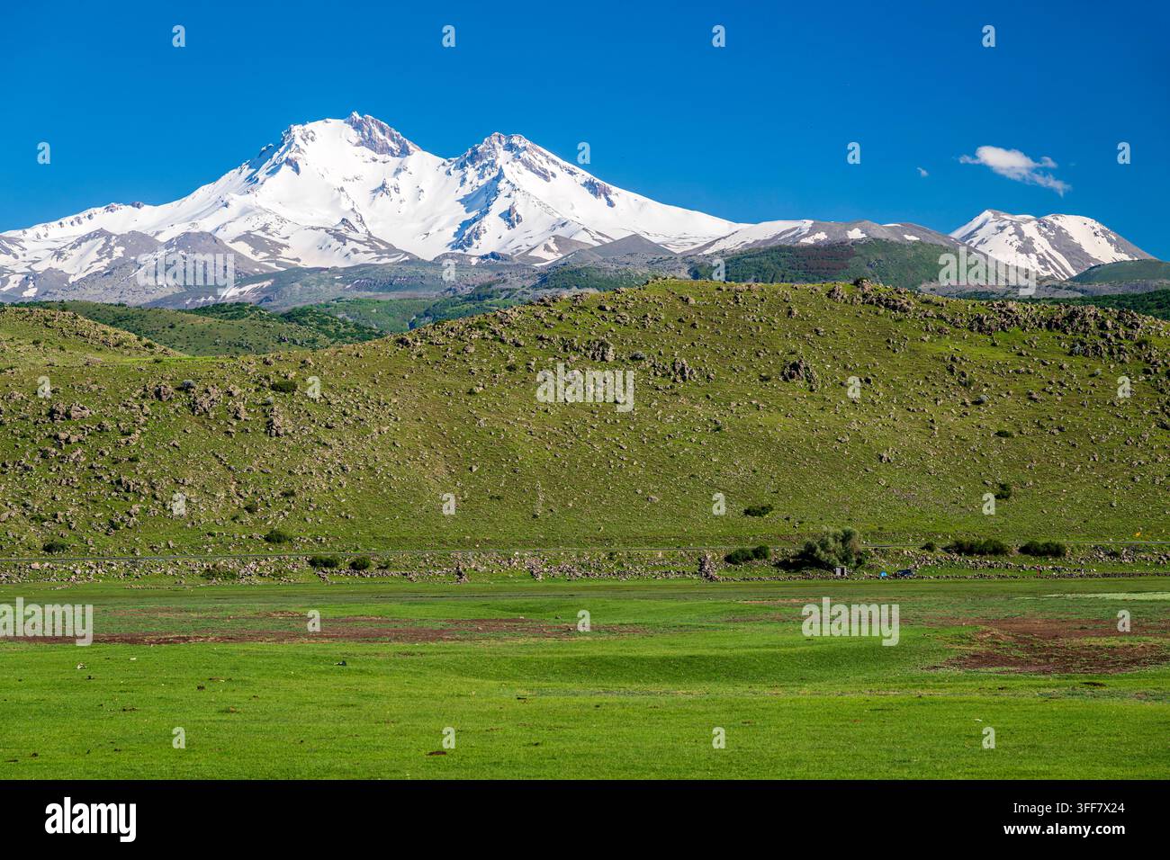 Monte Erciyes, Kayseri, Turchia Foto Stock