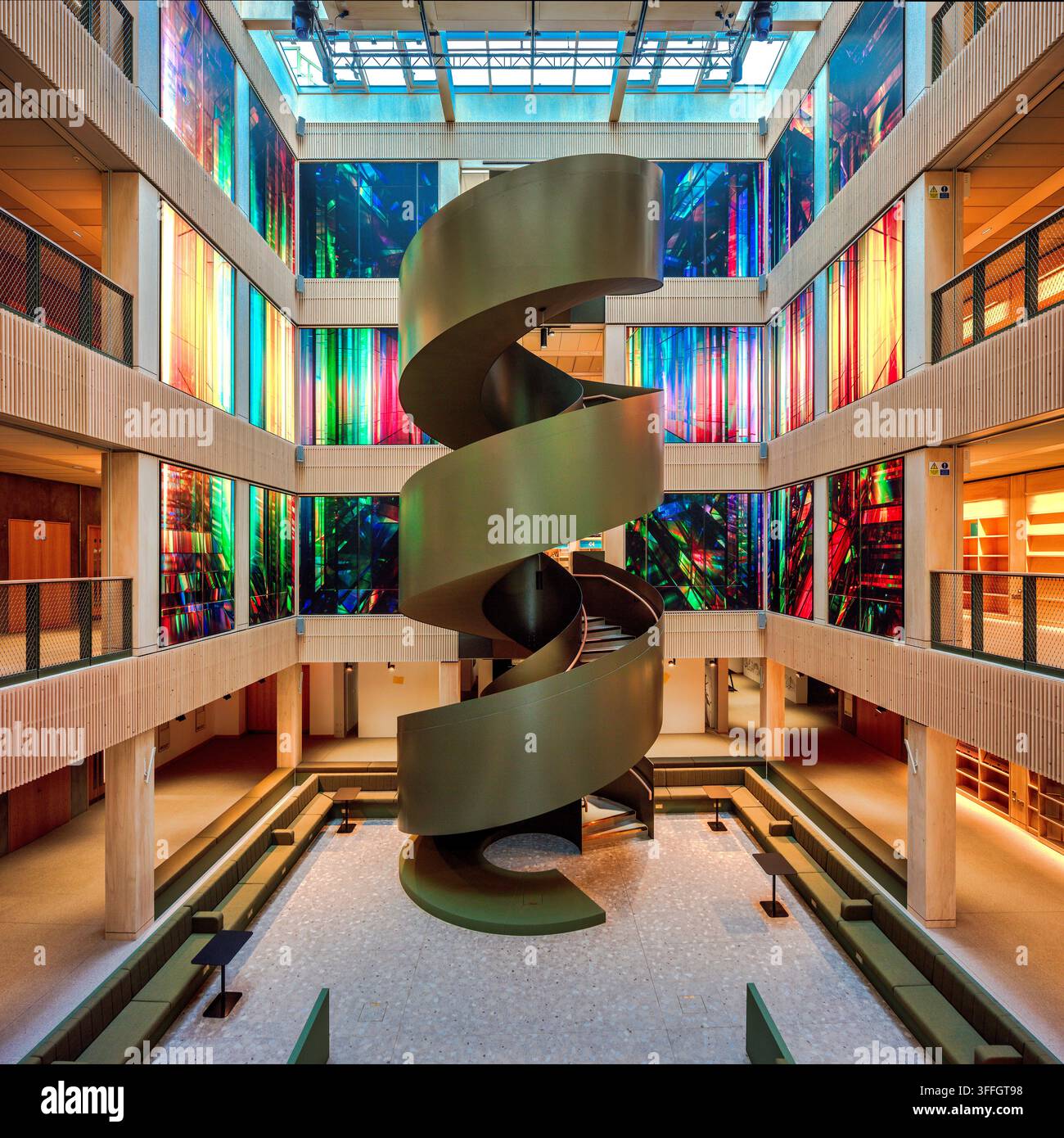 Una vista interna della Casa della Cultura Centro Nazionale per le Città Creative Intelligenti a Sunderland, Tyne & Wear Foto Stock