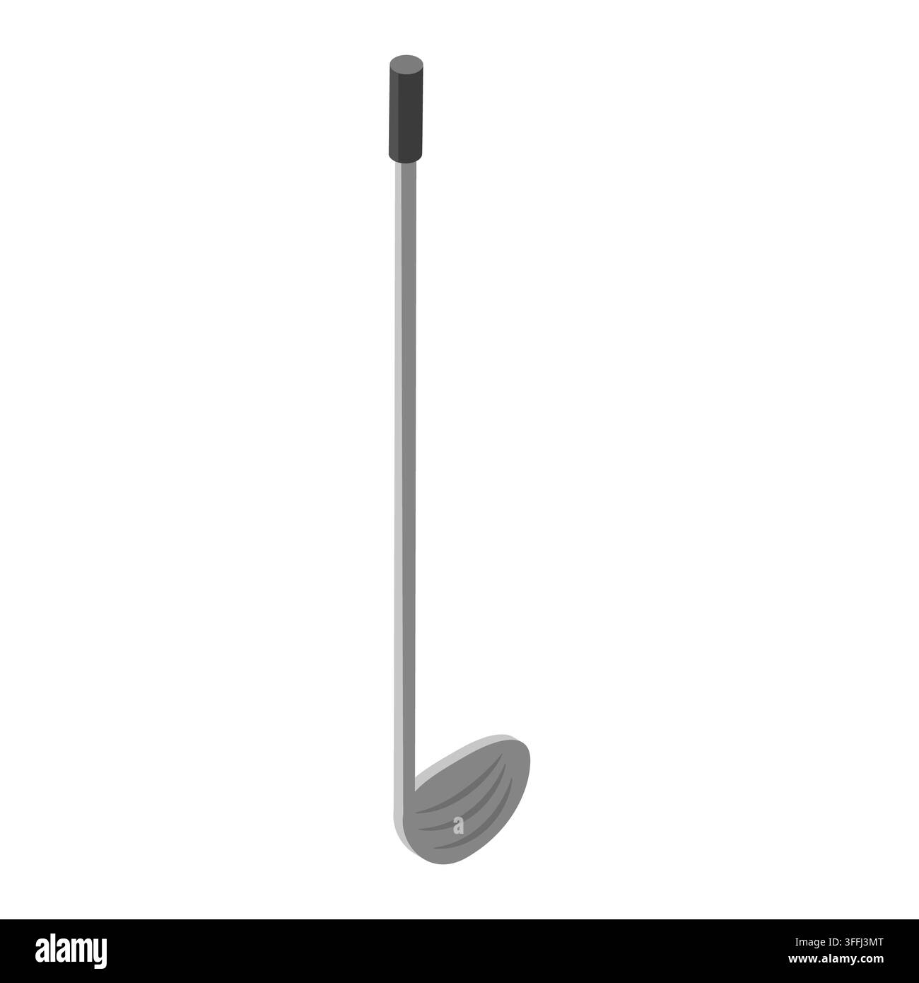 Set isometrico piatto 3D di attrezzatura da golf, set di articoli sportivi. Articolo 4 Foto Stock