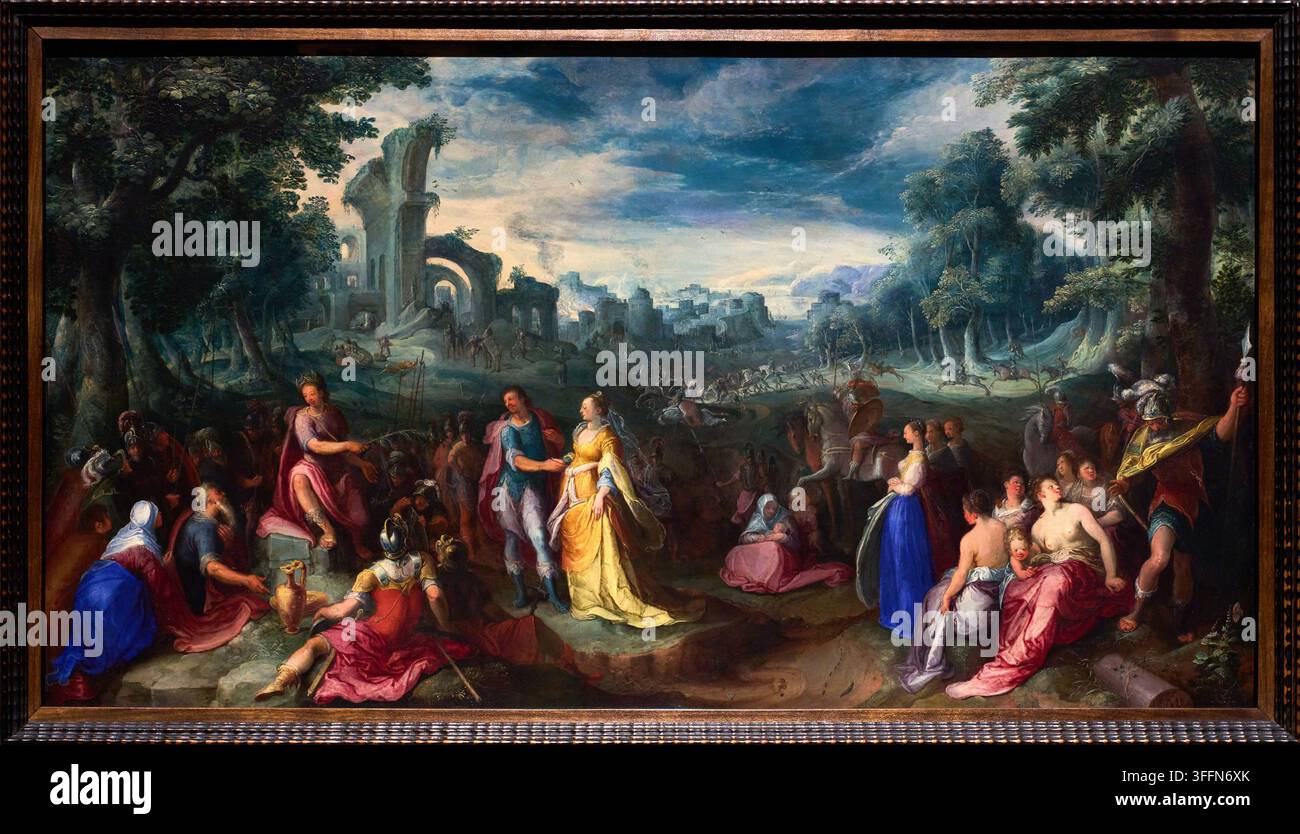 La Continenza di Scipione, 1600, Karel van Mander I (1548-1606), Rijksmuseum, Amsterdam, Paesi Bassi Foto Stock