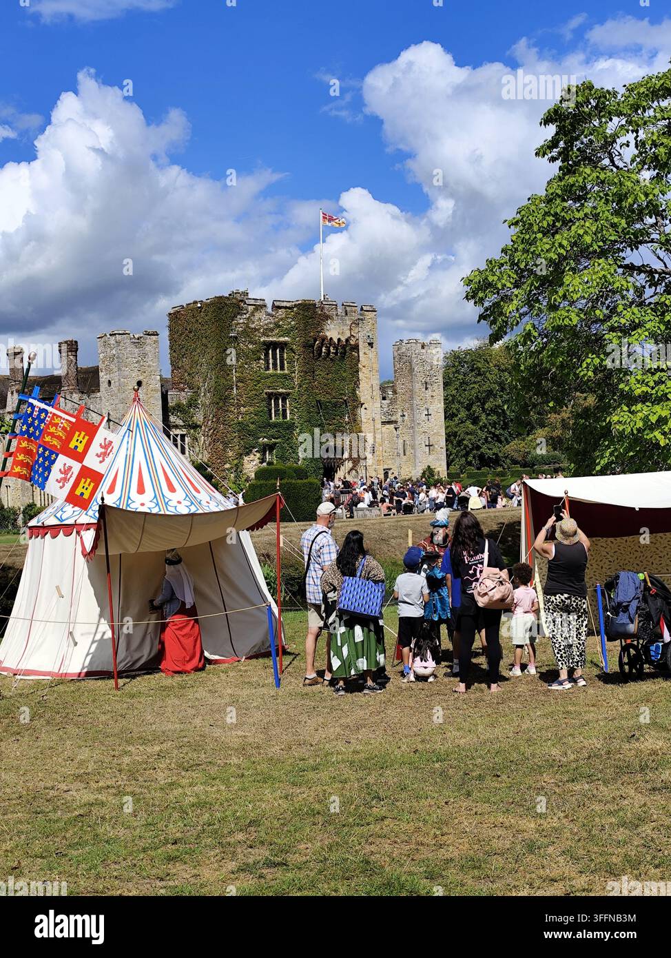 Castello di Hever, Sussex, Regno Unito Foto Stock