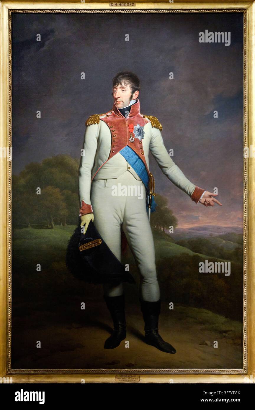 Ritratto di Luigi Napoleone, re di Olanda, 1809, Charles Howard Hodges (1764-1837), Rijksmuseum, Amsterdam, Paesi Bassi Foto Stock