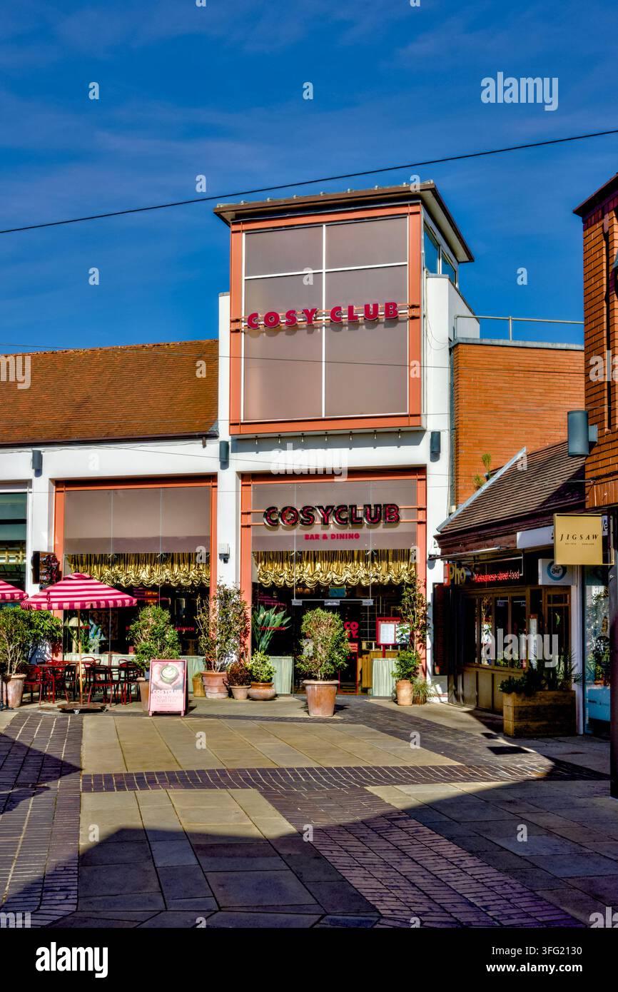 Christopher Place, St.Albans, Hertfordshire, Inghilterra, Regno Unito Foto Stock