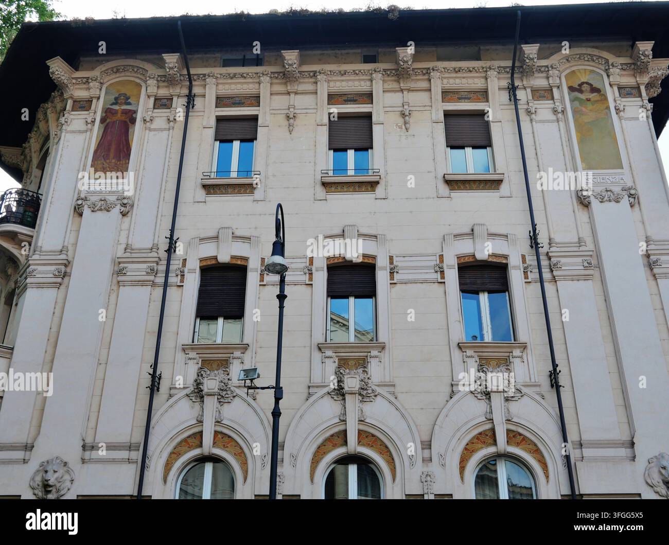 Via del Tempio, Roma, Lazio, Italia, aprile 2024 Foto Stock