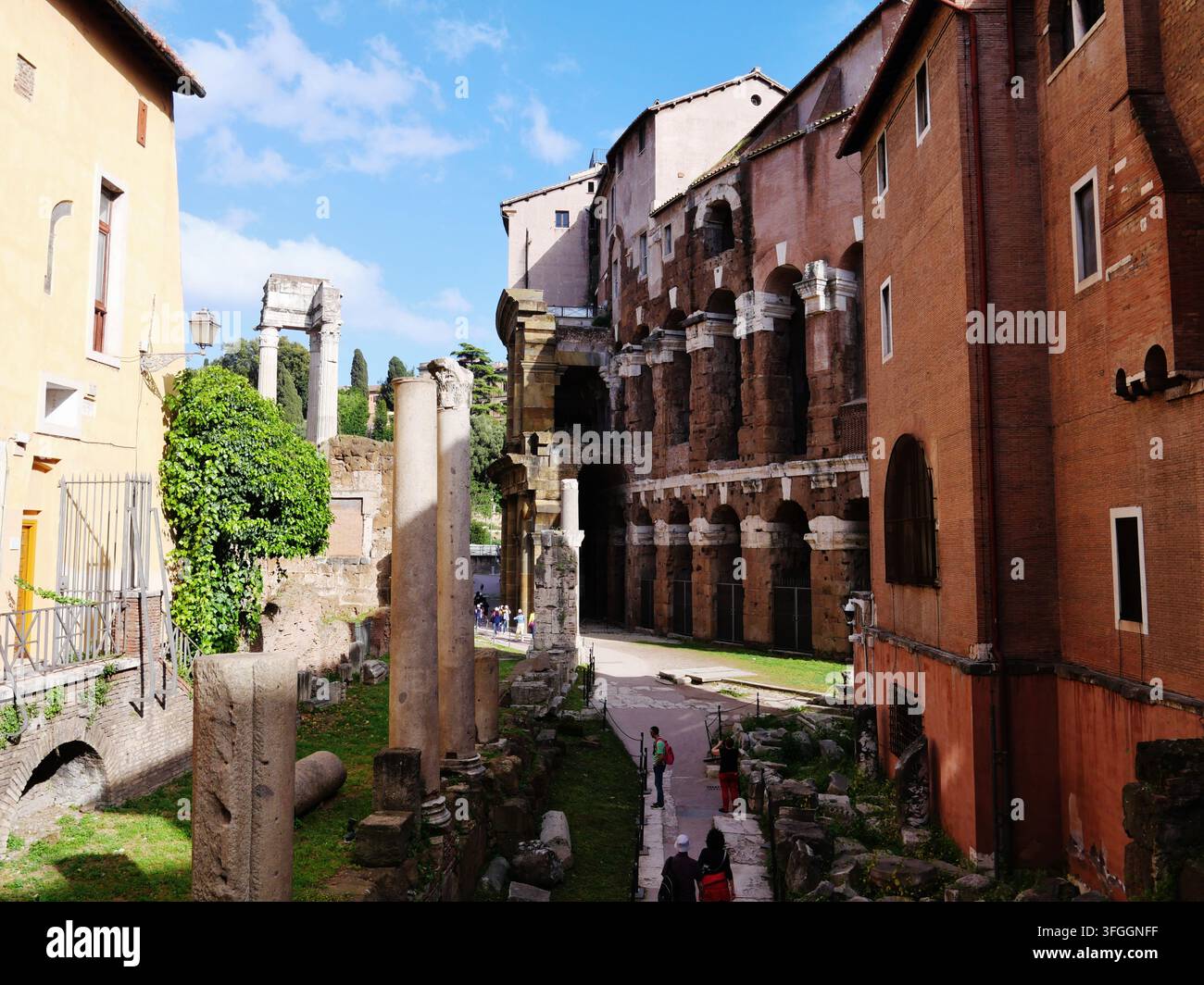 Teatro di Marcello/Teatro Marcello, Roma, Lazio, Italia, aprile 2024 Foto Stock