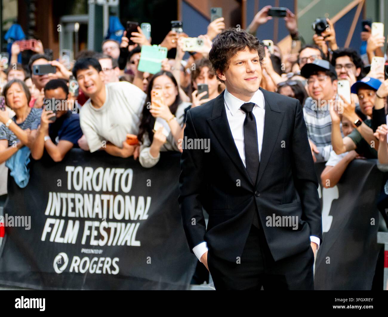 Jessie Eisenberg/ Il Debutto/Festival Internazionale del Cinema di Toronto/Teatro Princess of Whales Foto Stock