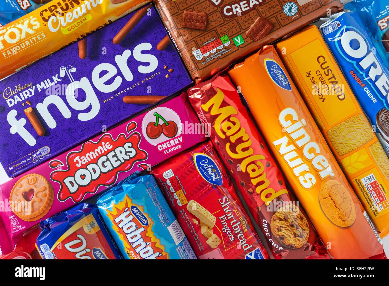 I biscotti più venduti nel Regno Unito Foto Stock