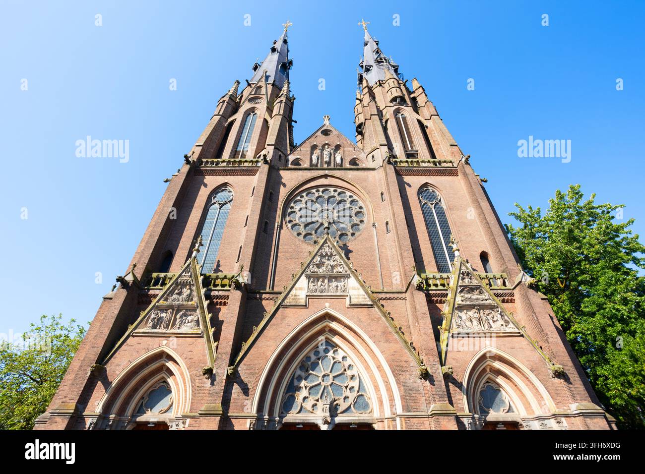 La chiesa di Santa Caterina è una chiesa principale della città di Eindhoven nei Paesi Bassi Foto Stock