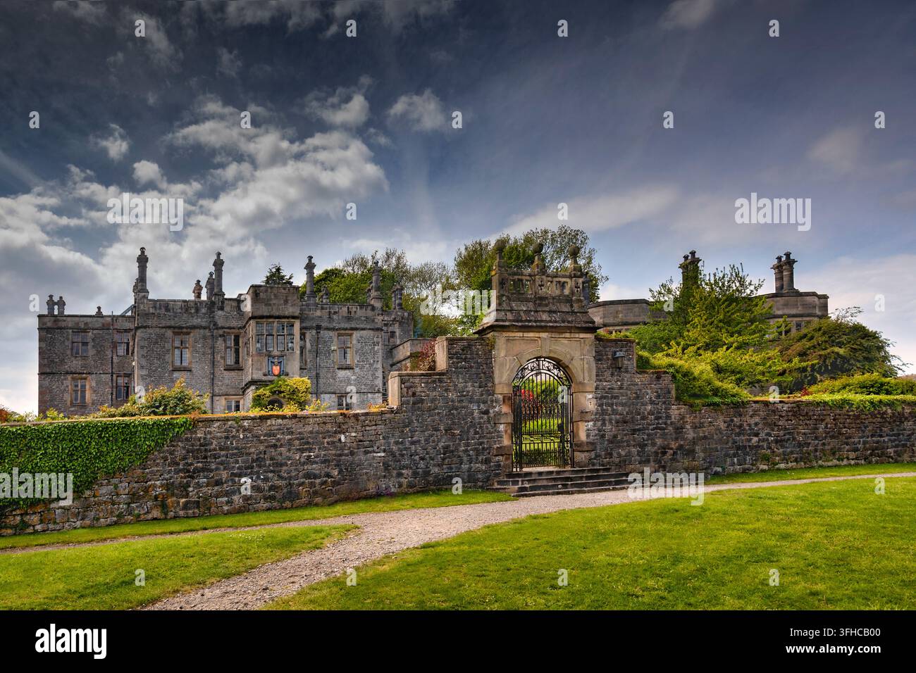 Tissington, un villaggio pittoresco nel Peak District del Derbyshire, in Inghilterra. Foto Stock