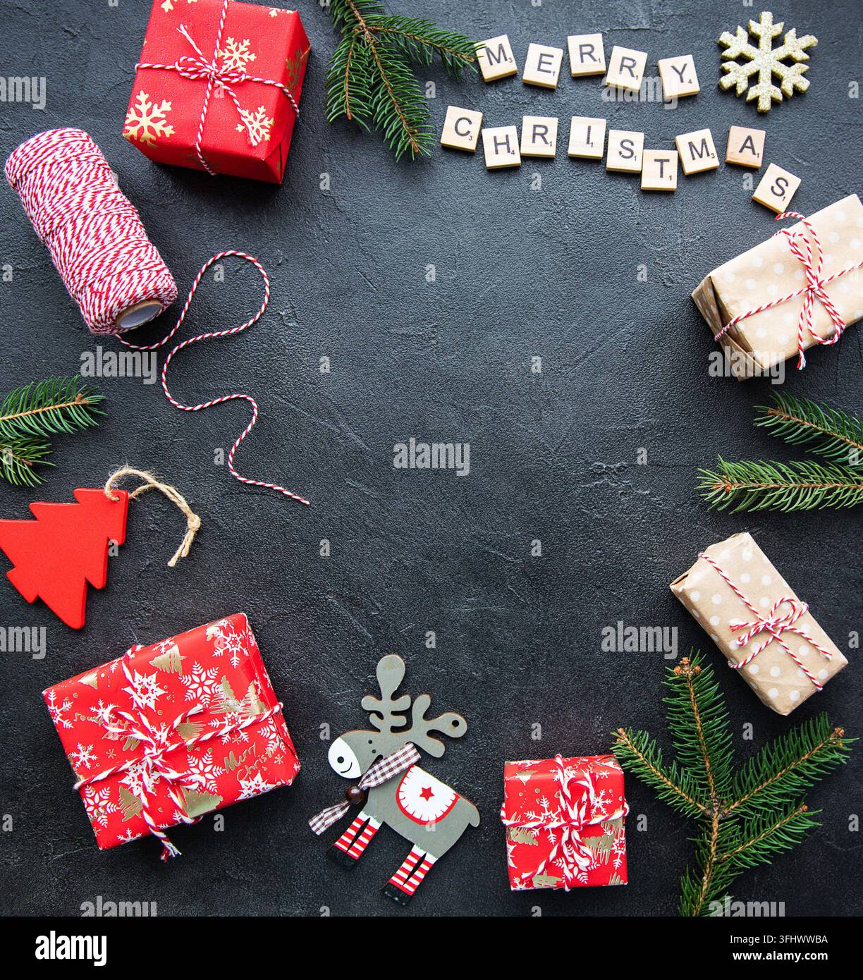 Vacanze di Natale sfondo Foto Stock