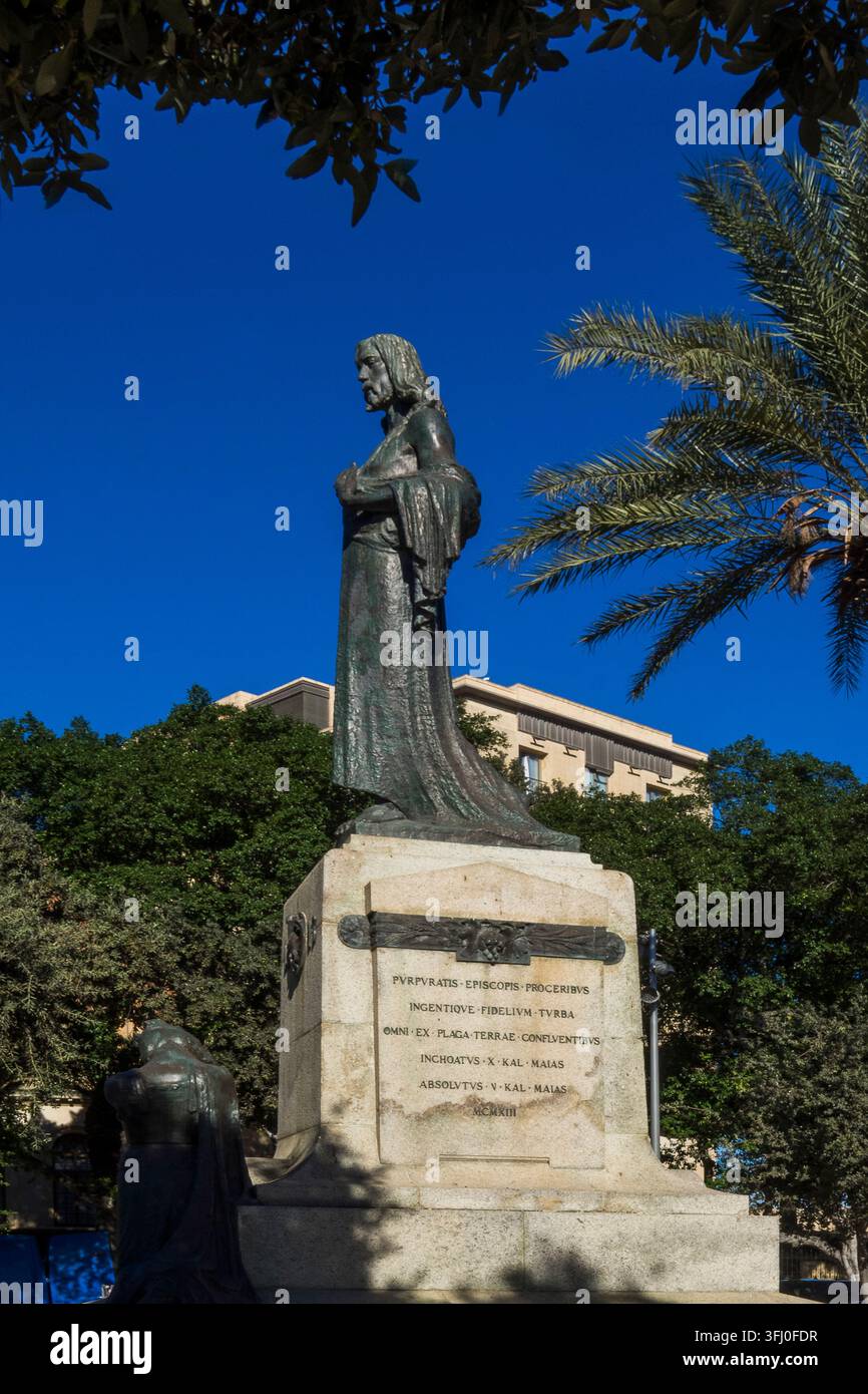 Malta - La Valletta, Monumento a Cristo Re Foto Stock