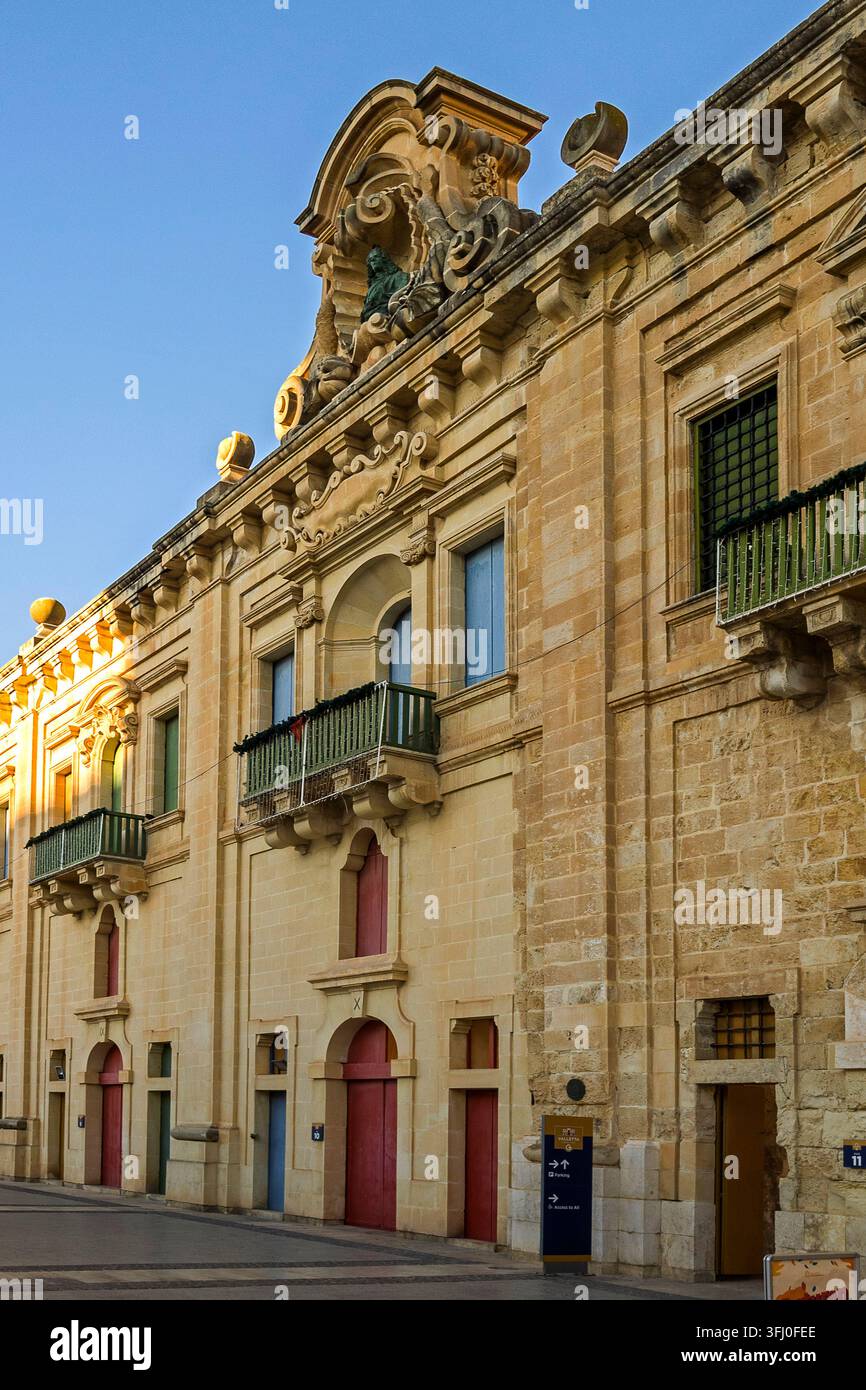 Malta - la Valletta, lungomare di la Valletta Foto Stock
