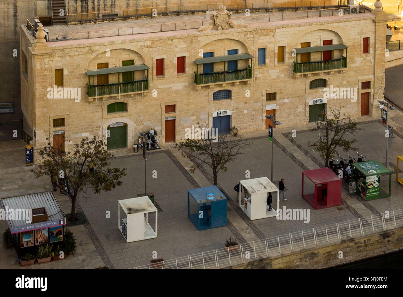 Malta - la Valletta, lungomare di la Valletta Foto Stock