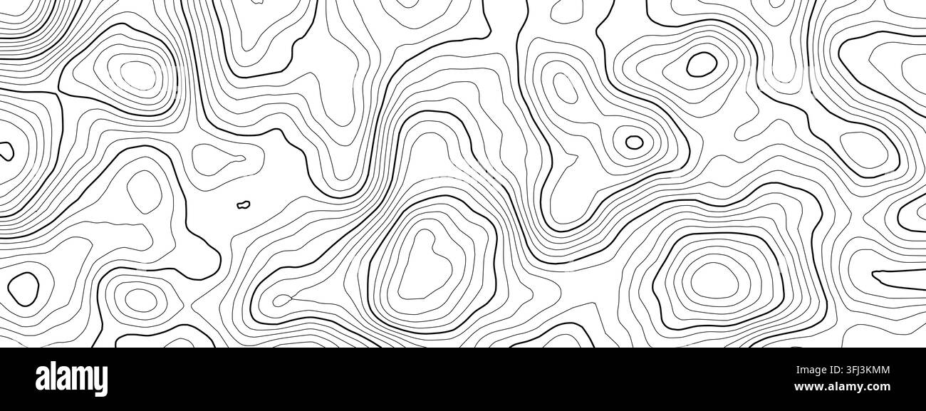 Modello nautico oceano con fondo radar della mappa e vettore di navigazione marina. Topografia del suolo mondiale con mappa topografica sonar e texture della corrente terrestre. Illustrazione Vettoriale